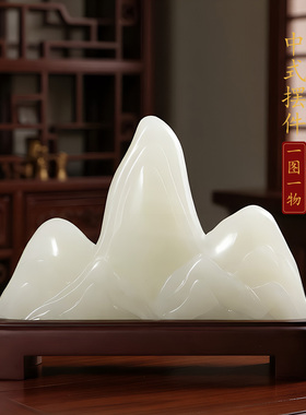 天然原石石敢当禅意现代奇石摆件石头摆件礼品礼物商业靠山石