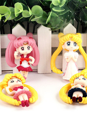 仿真立体美少女公仔 奶油手机壳 手工DIY材料 钥匙扣挂件饰品配件