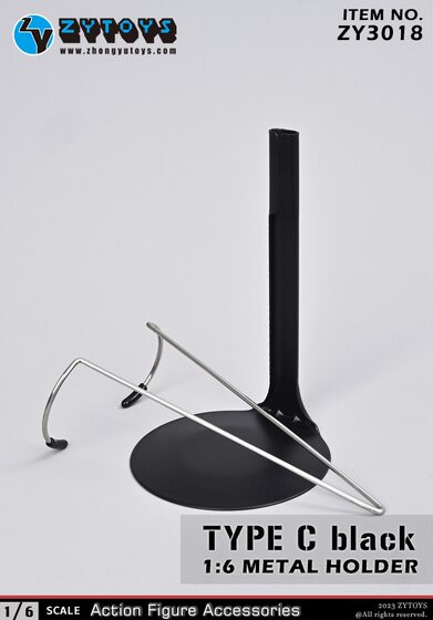 1/6 soldier stand C-shaped U-shaped metal stand waist support block doll stand platform base ready in stock