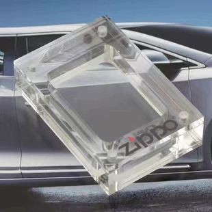 Zippo более легкая зажигалка красного дерева Коллекция краски Коробка Профессиональная ящик для хранения прозрачная хрустальная акриловая коробка дисплея