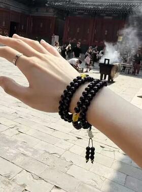 女款DIY6mm小叶紫檀简约大气