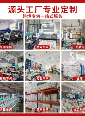 南郭良品抱枕定制logo卡通抱枕DIY家用沙发抱枕照片定做礼品抱枕