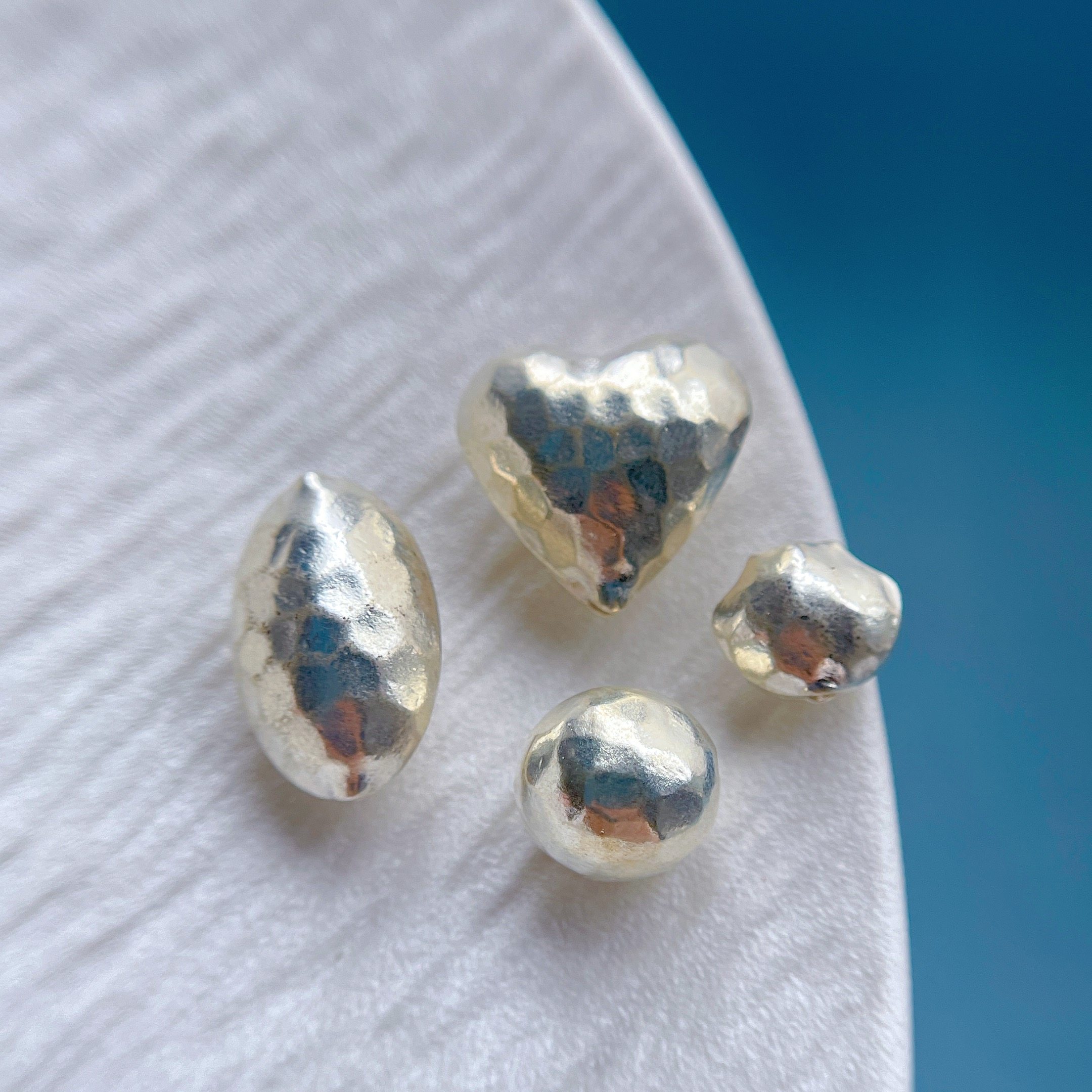 s925纯银饰配件锤纹拉丝竹节飞碟珠桶珠爱心隔珠diy手串项链编绳,淘宝优惠券,粉丝福利购,淘宝优惠卷