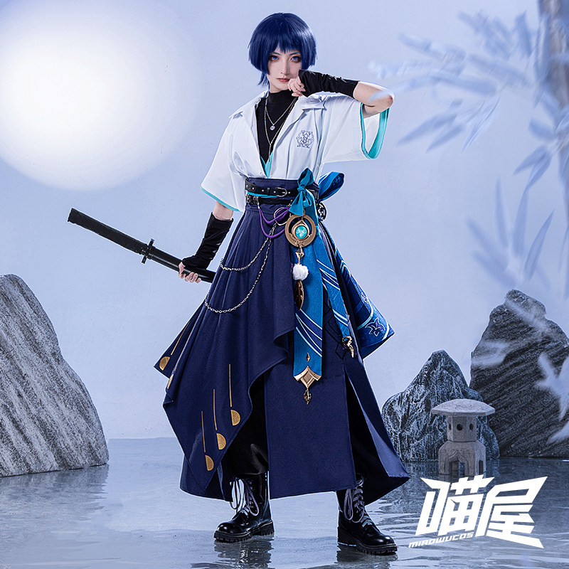 喵屋小铺原神cos服流浪者散兵天声cosplay同人衍生全套日常潮服男_虎窝淘