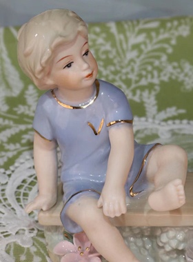 陶瓷人物摆件家居装饰品