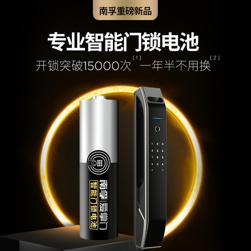 南孚爱掌门智能门锁电子锁指纹锁专密码锁用电池5号碱性1.5VAA门锁专用五号汽车遥控鼠标电池批发8粒 - 图1