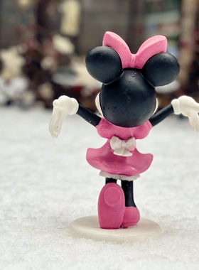 Precious迪士*米妮跳舞公仔瓷偶