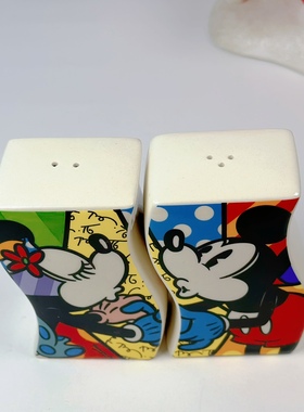 米奇米妮调料罐胡椒盐瓶