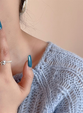 【两件包邮】可爱小狗仿珍珠戒指女手作串珠精致百搭时尚优雅指环