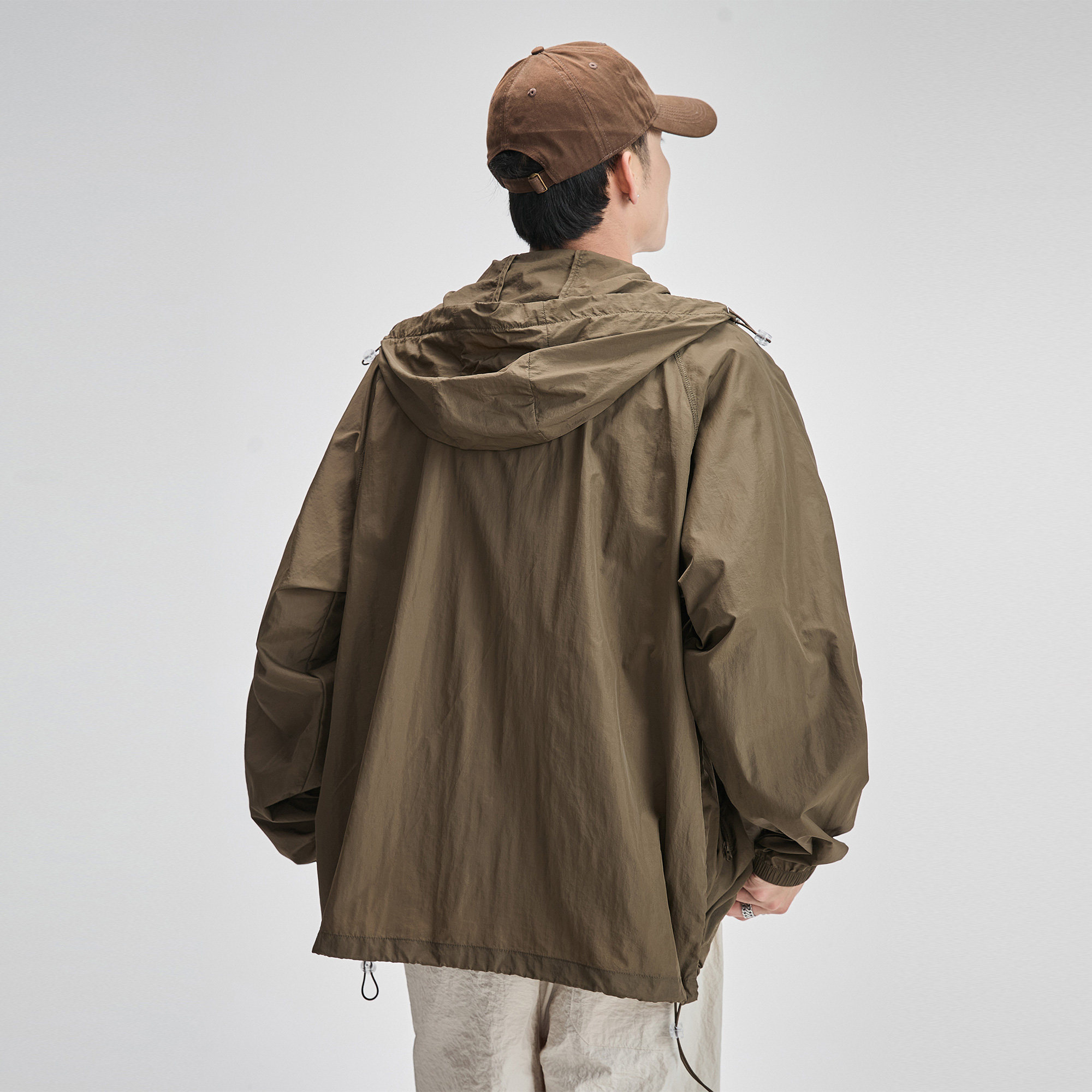 ALLIN 冰丝薄款防晒衣男夏季户外连帽防紫外线外套宽松透气防晒服,淘宝优惠券,粉丝福利购,淘宝优惠卷