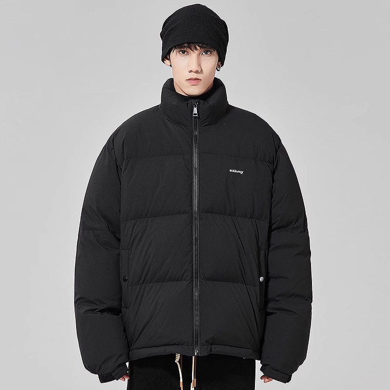 ALLIN 美式复古短款羽绒服男款冬季潮牌防寒保暖情侣款面包服外套,淘宝优惠券,粉丝福利购,淘宝优惠卷