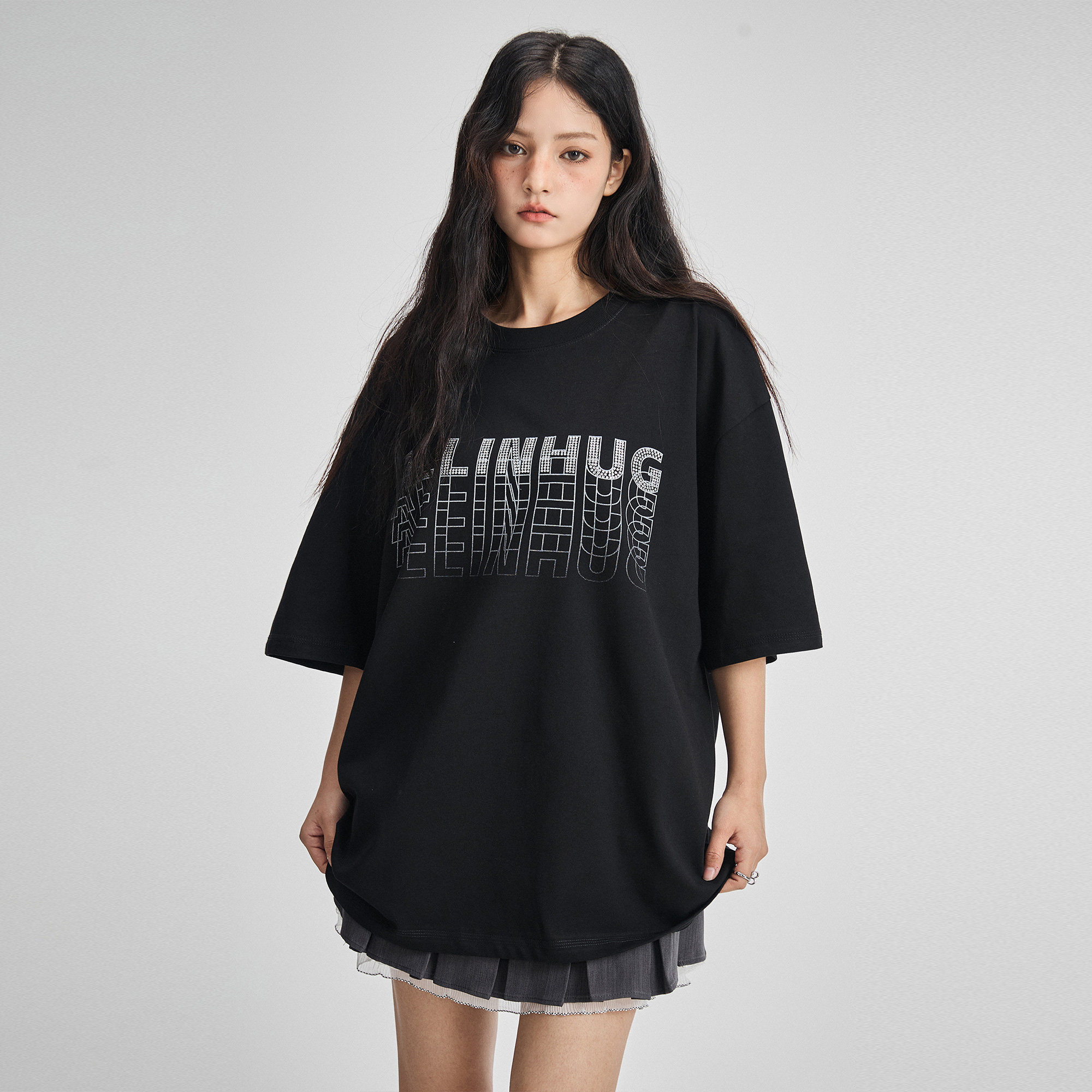 ALLIN 夏季美式重磅纯棉男t恤短袖2025新款潮流印花半袖体恤上衣,淘宝优惠券,粉丝福利购,淘宝优惠卷