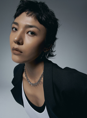 环形高级水滴环高级轻奢龙骨项链