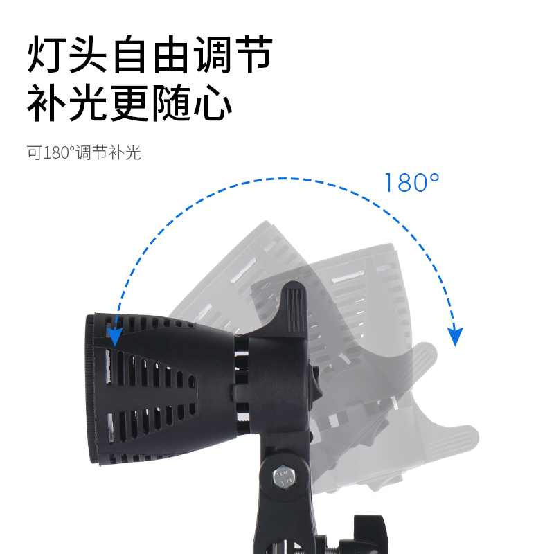 LED小型摄影补光灯桌面静物专用拍照暖白光台灯手持便携拍照射灯