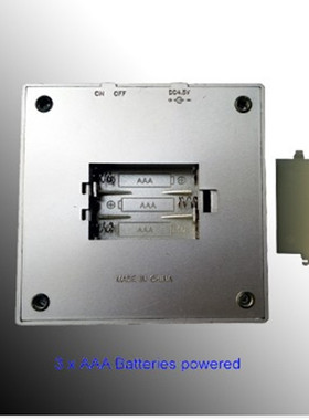 七彩方形灯座发光玻璃玉器摆件