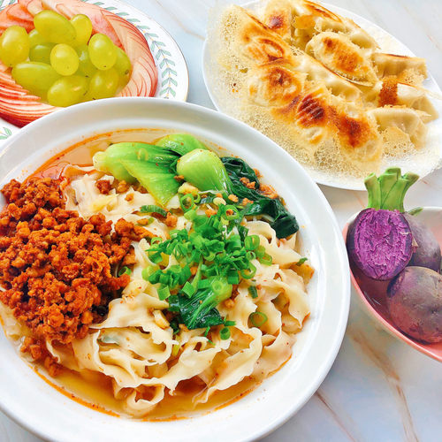 面条鲁王刀削面1.3kg宽挂面荞麦面条速食劲道拉面早餐 - 图1