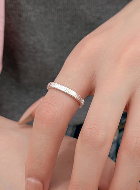 吉言｜S999银转运招财纳福戒指男女新中式文艺复古国潮食指环闺蜜