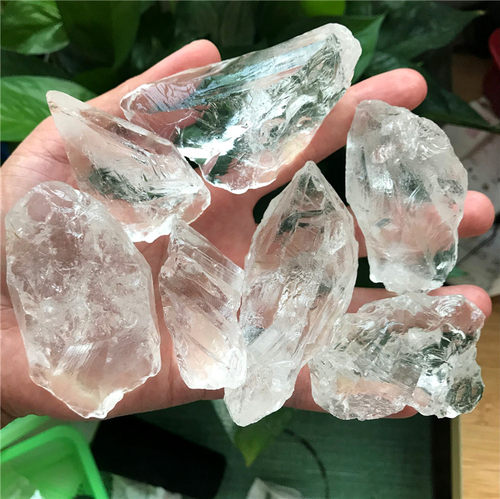 纯天然白水晶原石 大块  白水晶毛料原料原矿  雕刻练手料晶体好 - 图3