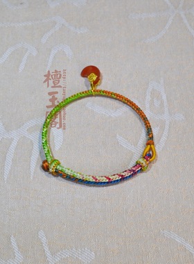 檀玉阁女红绳编织南红玛瑙