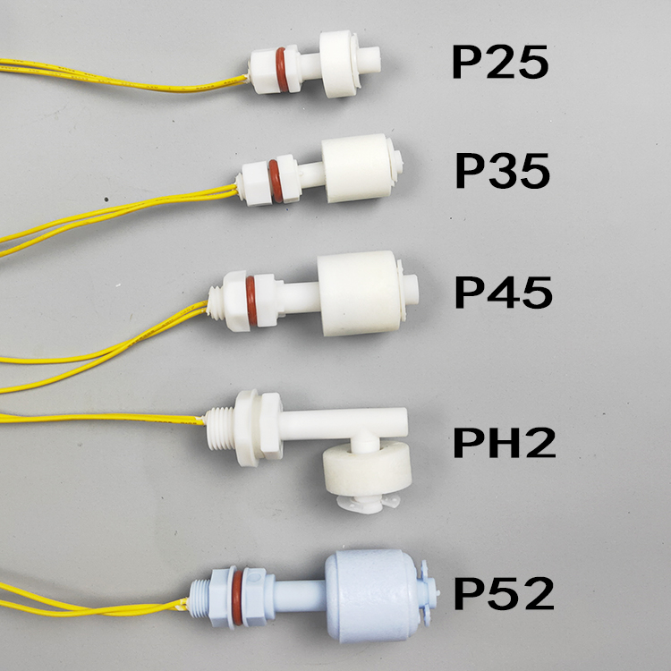 PP塑料浮球开关水位控制器液位计传感器开关小型鸭嘴式12/24/220V - 图2