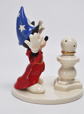 米奇陶瓷节日礼物小夜灯摆件