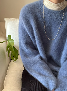 arpo动物项链手工925银锁骨链