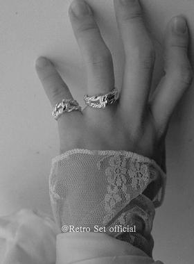 morethancheese女纯银复古戒指