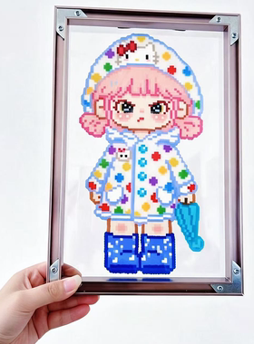 双面透明展示框可挂可摆简约高级
