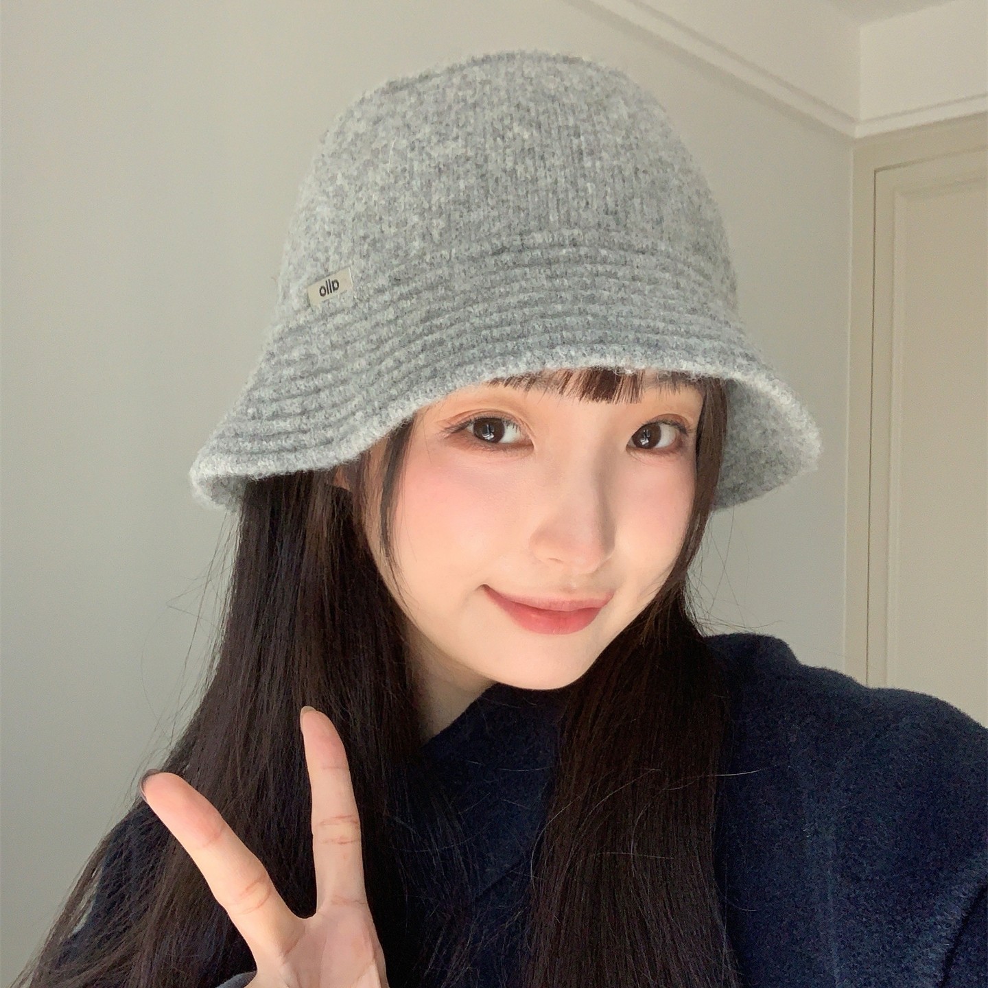 温温油油~新款秋冬毛绒保暖针织渔夫帽女甜美百搭显脸小毛线盆帽,淘宝优惠券,粉丝福利购,淘宝优惠卷