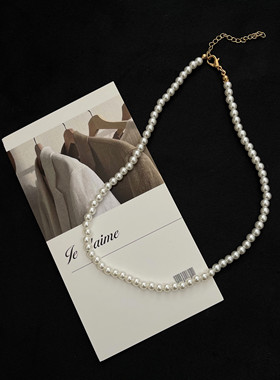 复古时髦ins珍珠简约轻奢小众