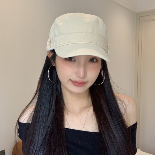 甜酷单品~老钱风气质复古简约马术帽女新款春夏时髦显脸小鸭舌帽 - 图2