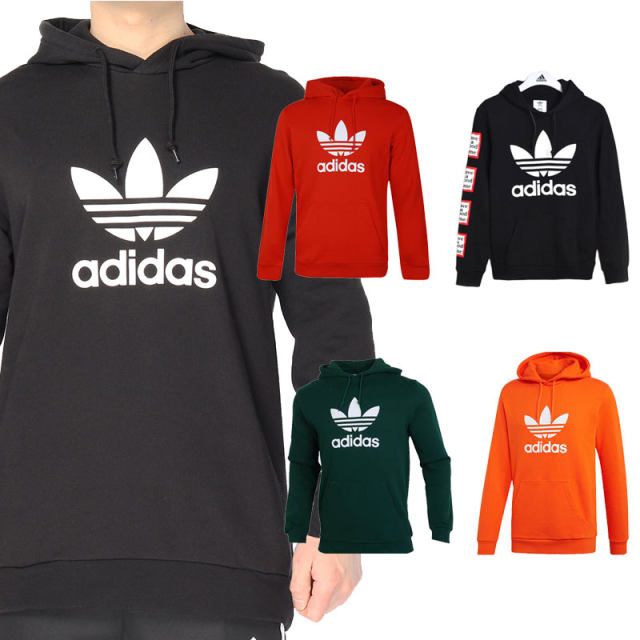 Adidas ເສື້ອຢືດ hoodie pullover ຜູ້ຊາຍ