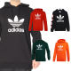 Adidas ເສື້ອຢືດ hoodie pullover ຜູ້ຊາຍ