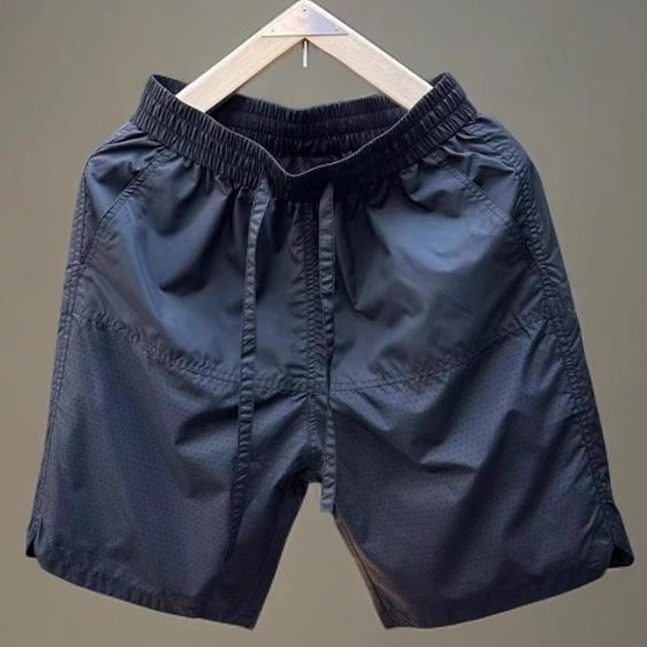 夏季薄款潮牌速干短裤男士青少年宽松百搭激光打孔透气冰丝五分裤,淘宝优惠券,粉丝福利购,淘宝优惠卷