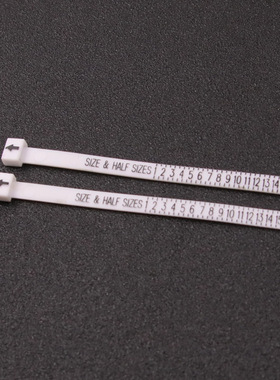 标准美码戒指尺戒指圈戒号手寸手指尺寸大小测量圈带指围钻戒首饰