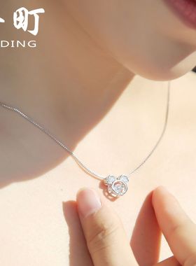 十二生肖项链女纯银轻奢小众本命年鼠牛虎兔龙蛇马羊猴鸡狗猪吊坠