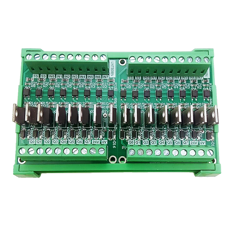 16路PLC直流电路板PNP输出输入通用12-24V单片机晶体管光耦隔离_虎窝淘