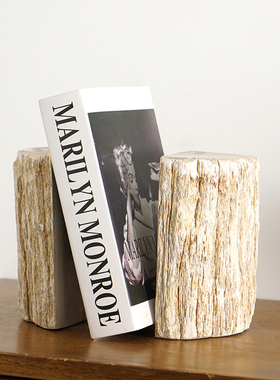 摆件木化石书立教师节礼物书房