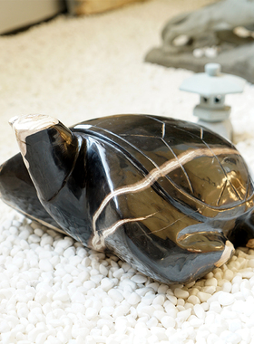 工艺雕刻长寿龟天然送礼木化石