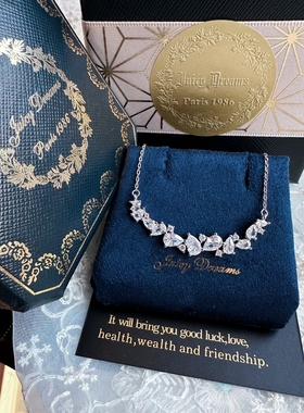 纯银项链手链紫藤花项链手链