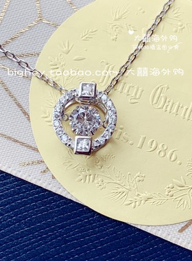 法国水晶心跳项链银饰