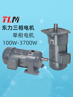 Dongli motor 400w horizontal vertical three-phase frequency conversion ysj400w-4p motor reduction motor pl22-400w