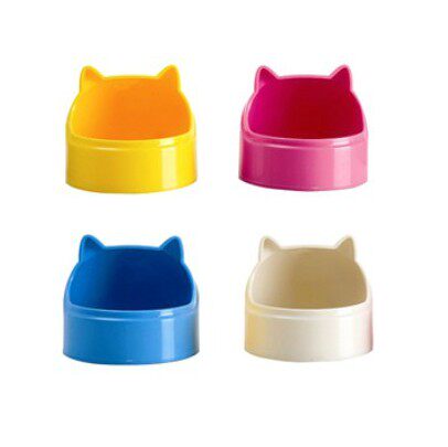 兔子食盒食盆用品食具碗松鼠荷兰猪豚鼠龙猫饲料盒粮食草架固定 - 图1