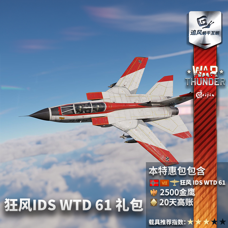 War thunder 战争雷霆  德系狂风Tornado IDS WTD 61 礼包 - 图0