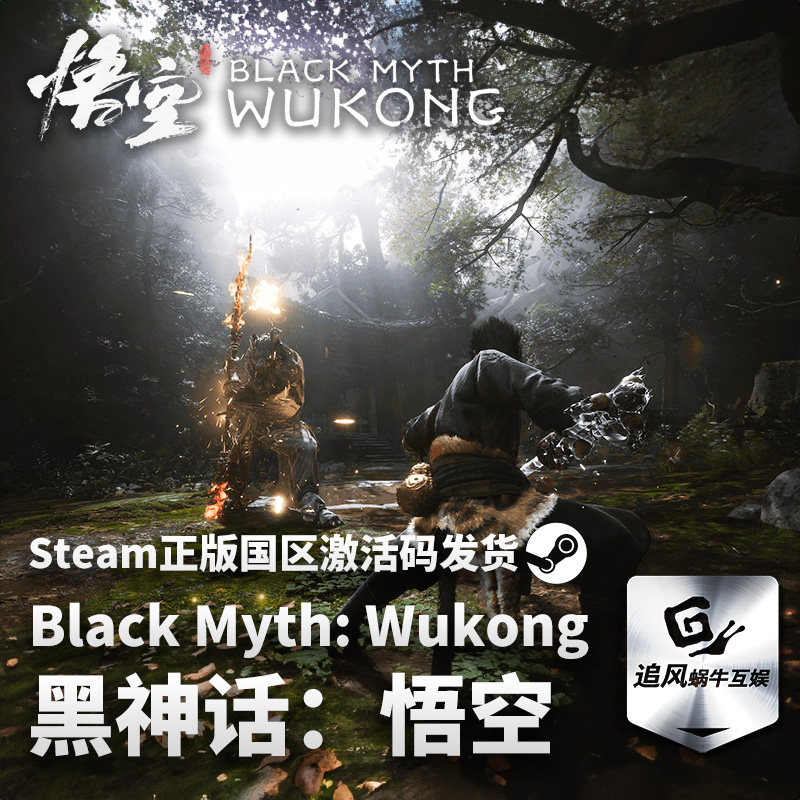 PC游戏 Steam正版游戏 黑神话悟空 Black Myth: Wukong 激活码CDK
