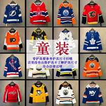 American boarder hip-hop male and female performance training clothes for children less children embroidered long sleeve hiphop ice hockey uniforms