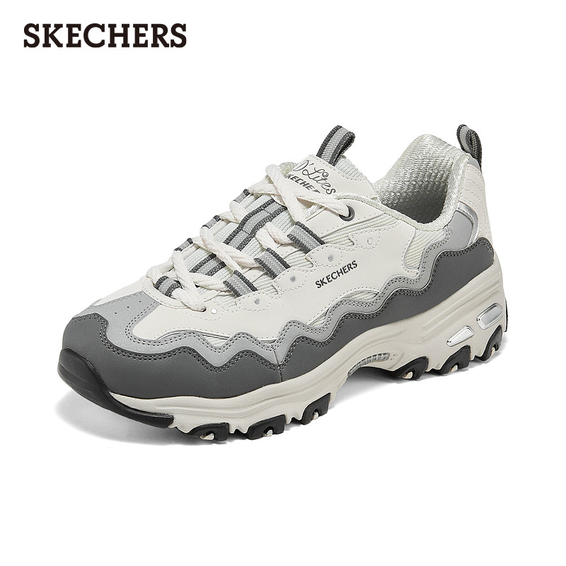 斯凯奇树莓熊|2026新款女鞋熊猫鞋厚底增高老爹鞋缓震休闲运动鞋,淘宝优惠券,粉丝福利购,淘宝优惠卷