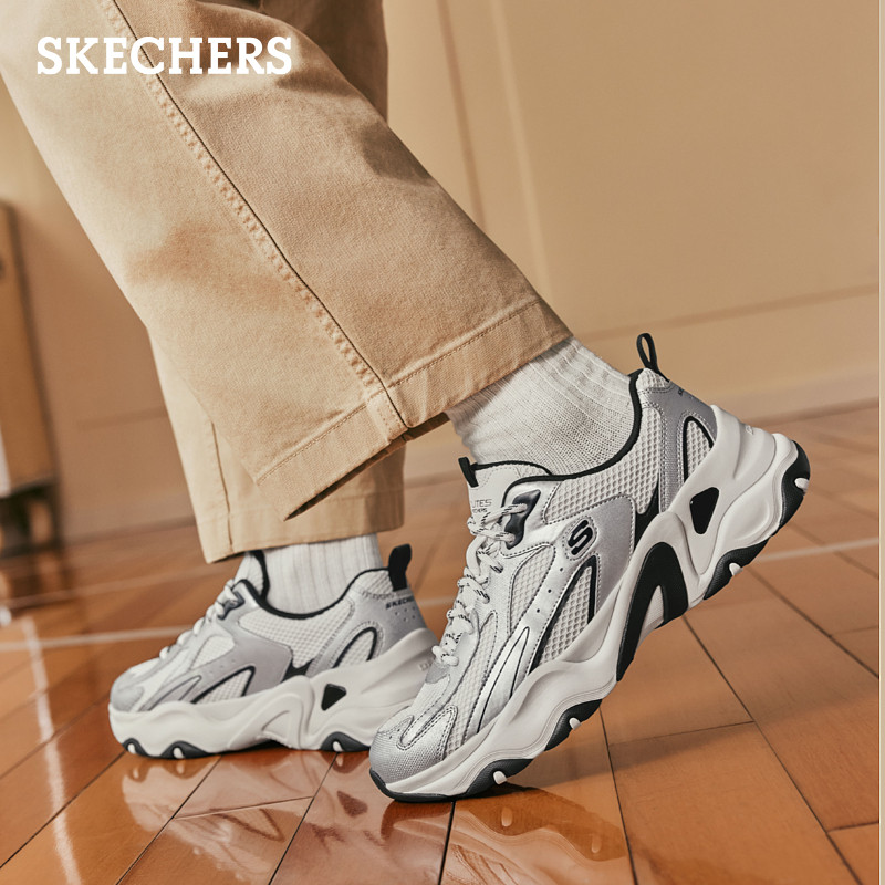 斯凯奇老爹鞋春季流行时尚男鞋休闲运动鞋厚底机甲鞋经典熊猫鞋,淘宝优惠券,粉丝福利购,淘宝优惠卷