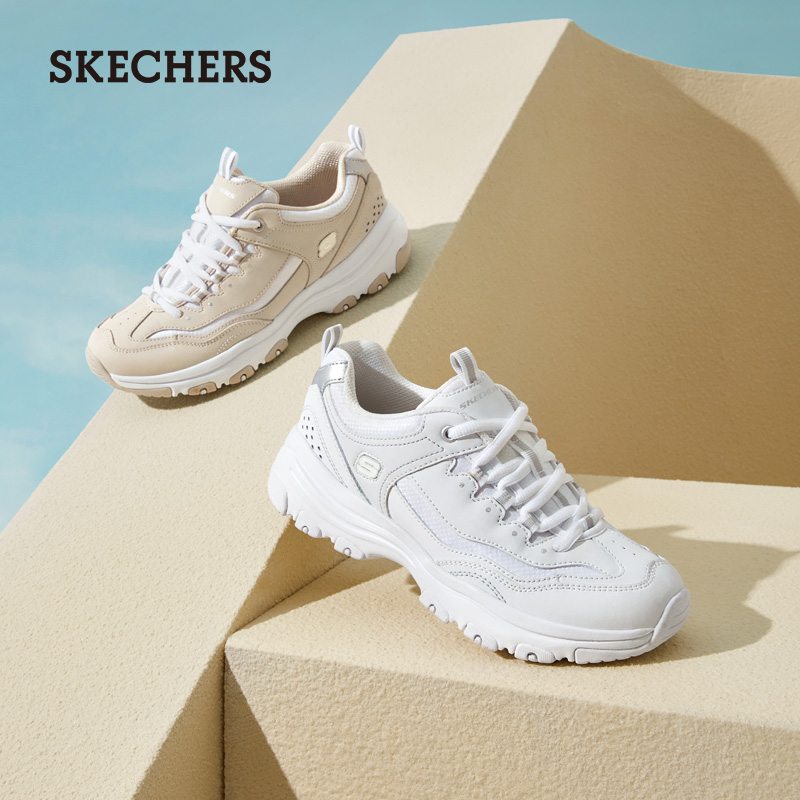 Skechers 新款女鞋厚底老爹鞋时尚熊猫鞋 2021 吴宣仪同款 斯凯奇 Skechers 新款女鞋厚底老爹鞋时尚熊猫鞋 2021 吴宣仪同款 斯凯奇