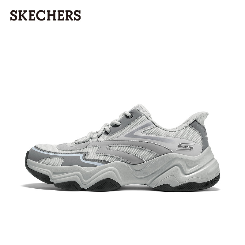 斯凯奇春季流行时尚男潮流撞色运动鞋老爹鞋休闲鞋缓震厚底增高鞋,淘宝优惠券,粉丝福利购,淘宝优惠卷